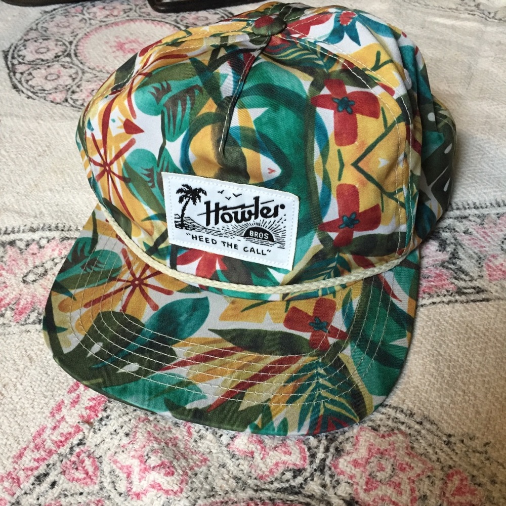 Floral howler hat